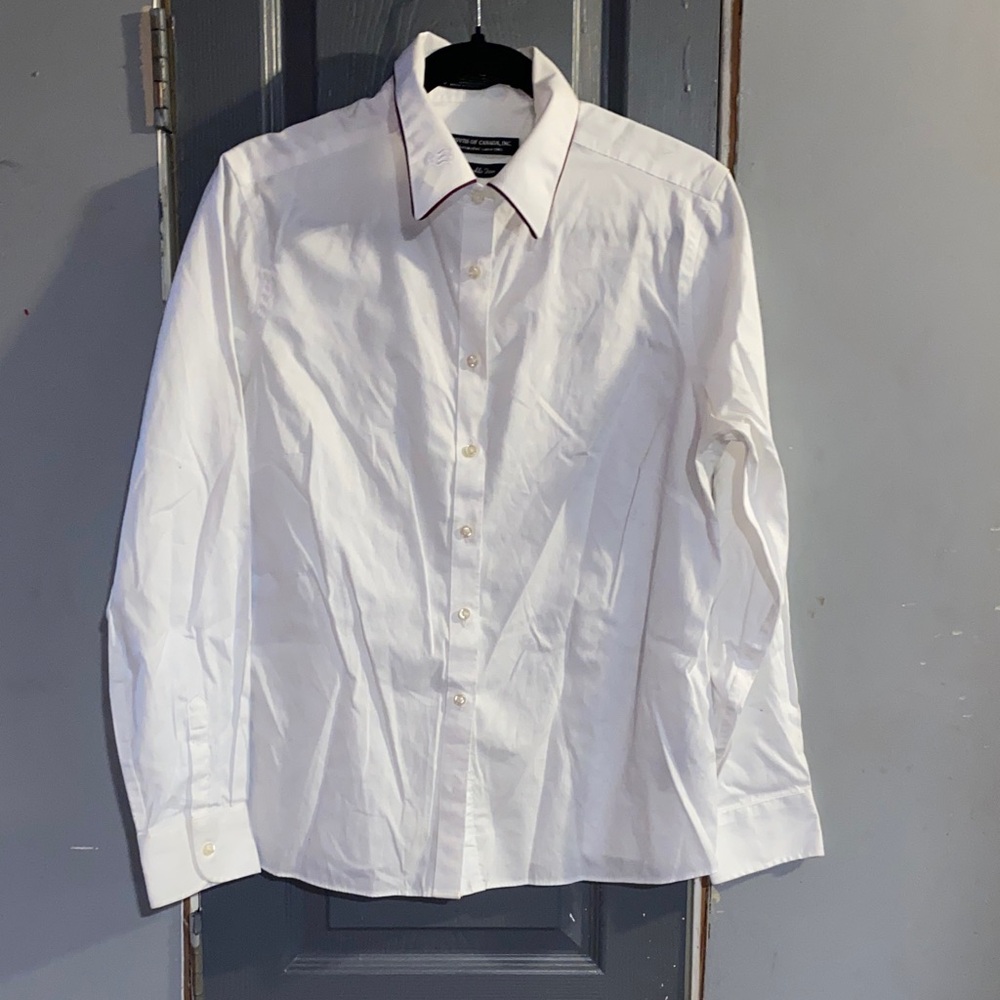 Elegant White Button Down Shirt for Women